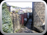 Water Street Cottages original outdoor toilets